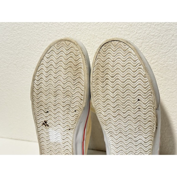 Tory Burch Womens Murray Canvas Low Shoe Size 7 Lace Up Off White Sneaker - Picture 11 of 14